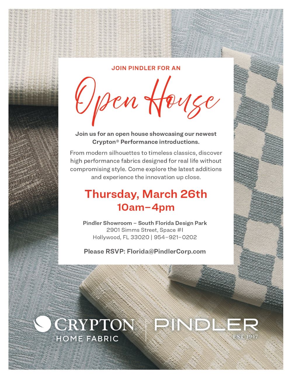 Pindler Spring Market Event 2026 - SFDP