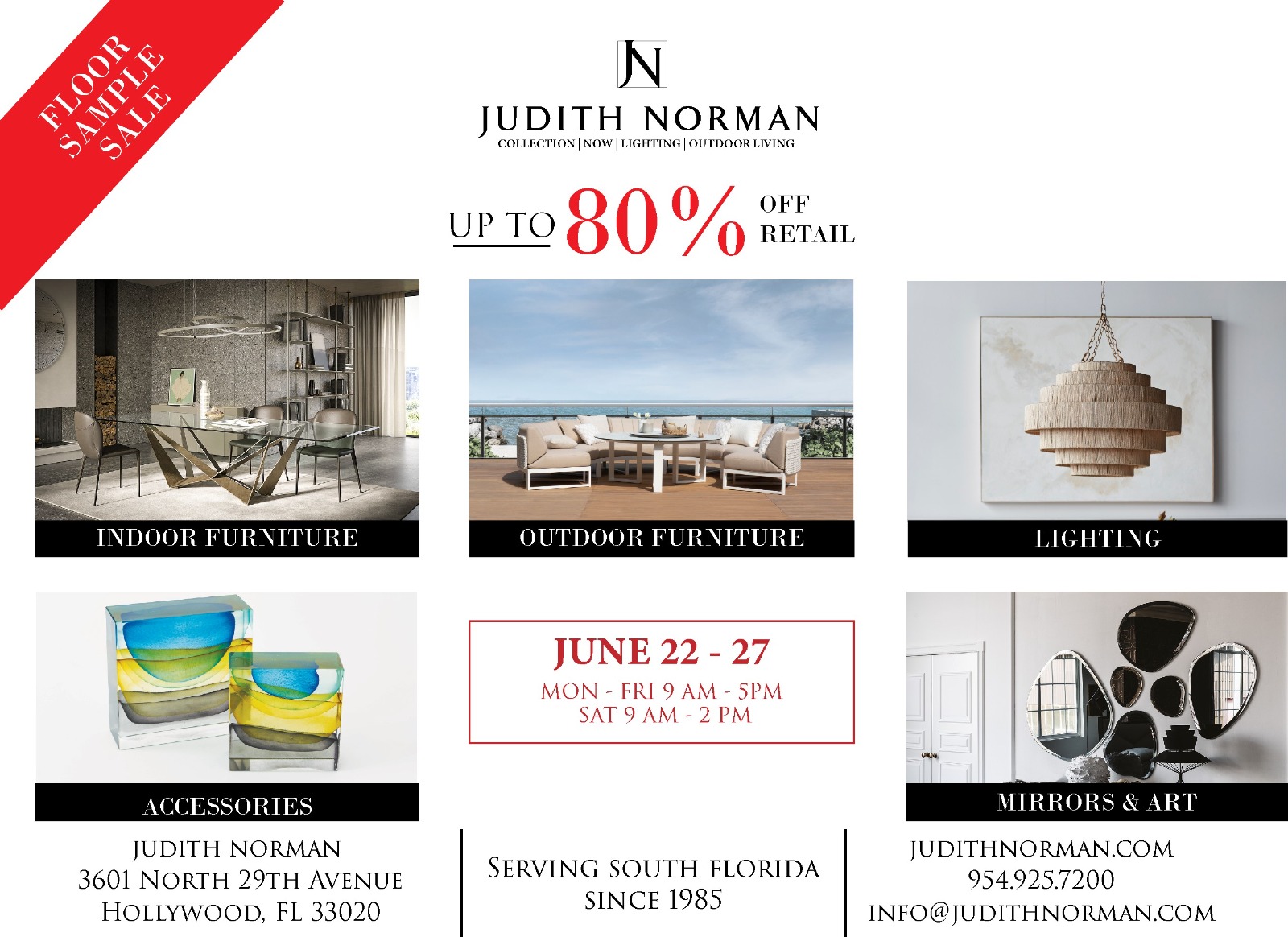 Judith Norman Floor Sample Sale Up to 80% Off Retail